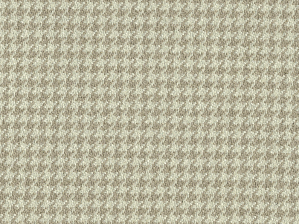 Mink and Cream Machine Washable Dogtooth Severe Use Upholstery Fabric Arpeggio 4237 Modelli Fabrics