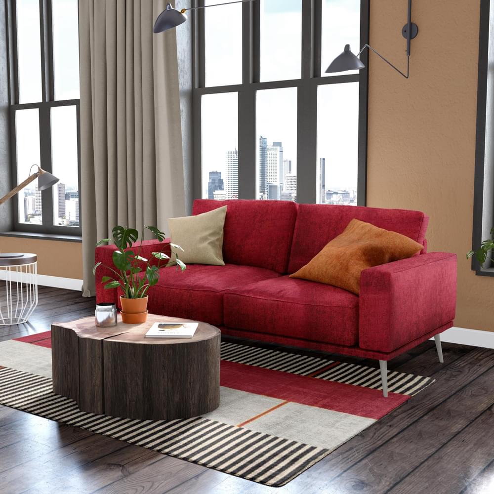 Velvet upholstery fabric