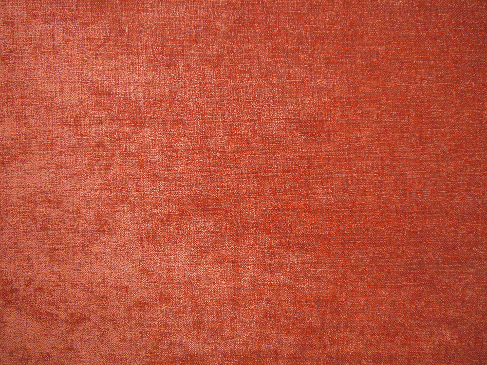Rust Colour Dralon Look Machine Washable Chenille Heavy Duty Severe Use Fire Flame Retardant Upholstery Fabric Ferrara 3060 Modelli Fabrics