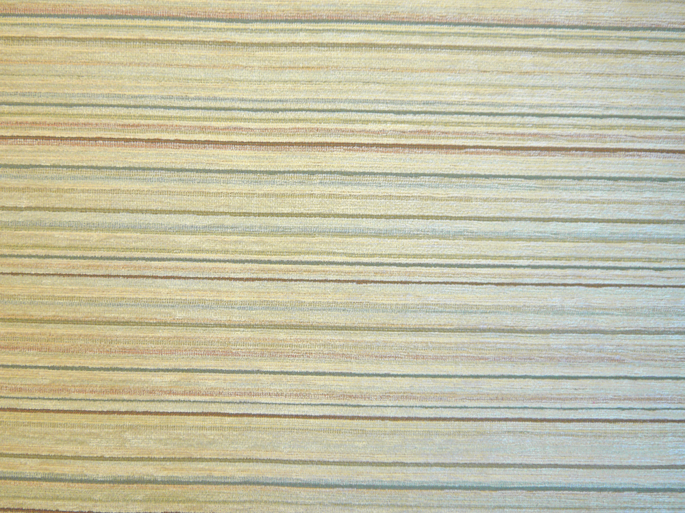 Cream Rose Colour Narrow Stripe Design Heavyweight Classical Chenille Tapestry Look Fire Retardant General Domestic Use Upholstery Fabric Palazzo 2745 Modelli Fabrics