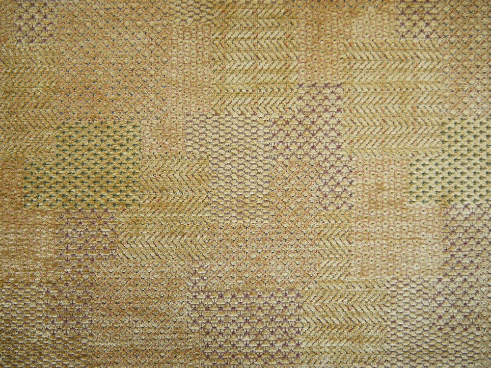 Antique Gold Colour Patchwork Design Traditional Heavyweight Chenille Sofa Chair Upholstery Fabric Castello 3114 Modelli Fabrics